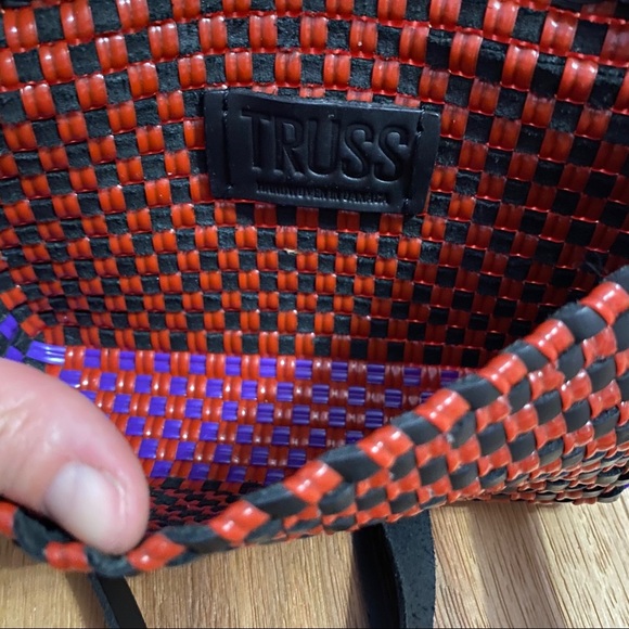 Truss Red Mini Top Handle Crossbody - Picture 12 of 13